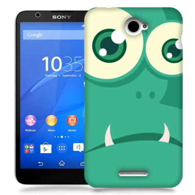Skal till Sony Xperia E4 - Turkost monster