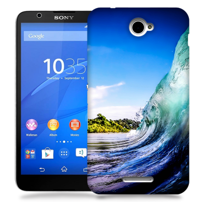 Skal till Sony Xperia E4 - Wave Wall