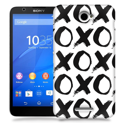 Skal till Sony Xperia E4 - XoXo - Vit