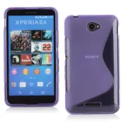 Flexicase Skal till Sony Xperia E4g - Lila