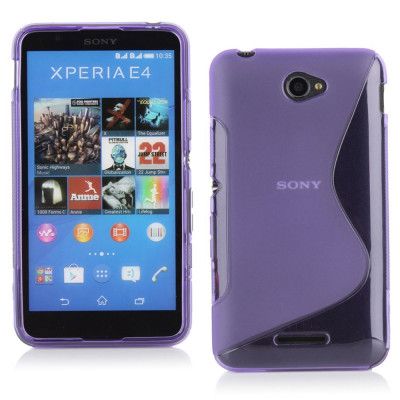 Flexicase Skal till Sony Xperia E4g - Lila