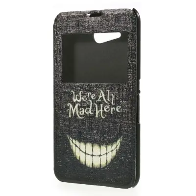 Mobilfodral med fönster till Sony Xperia E4g - We're All Mad Here