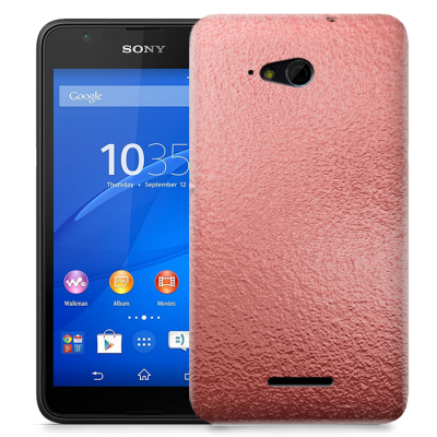 Skal till Sony Xperia E4g - Cement - Magenta