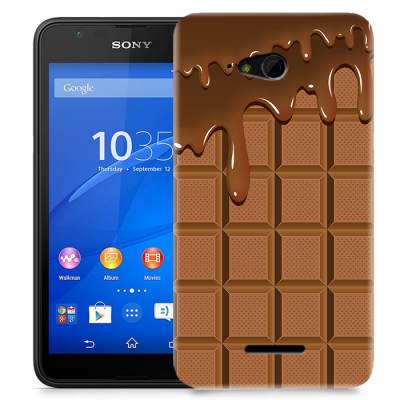 Skal till Sony Xperia E4g - Choklad