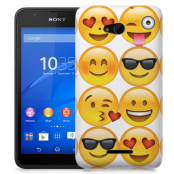 Skal till Sony Xperia E4g - Emoji - Smileys