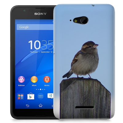 Skal till Sony Xperia E4g - Gråsparv