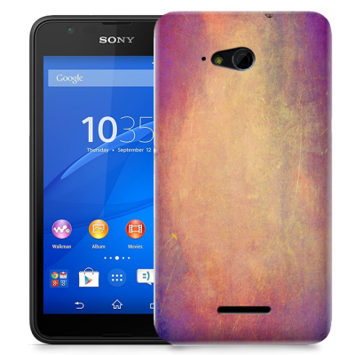 Skal till Sony Xperia E4g - Grunge texture - Persika