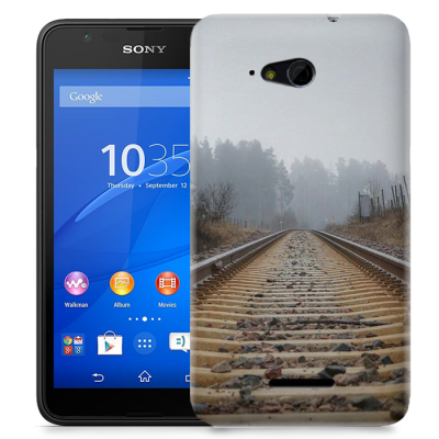 Skal till Sony Xperia E4g - Järnvägsspår