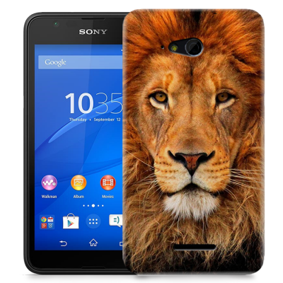 Skal till Sony Xperia E4g - Lejon