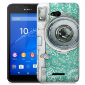 Skal till Sony Xperia E4g - Målning - Kamera