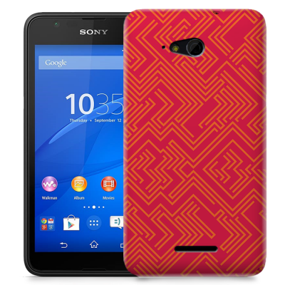 Skal till Sony Xperia E4g - Mönster - Labyrint