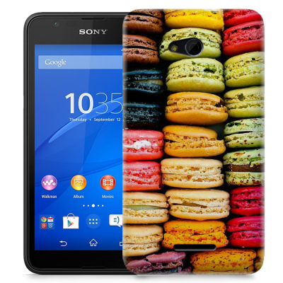 Skal till Sony Xperia E4g - Macarons