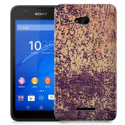 Skal till Sony Xperia E4g - Marble - Beige