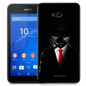 Skal till Sony Xperia E4g - Mobster Cat