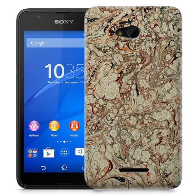 Skal till Sony Xperia E4g - Oljefärg - Mönster