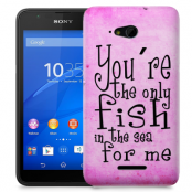 Skal till Sony Xperia E4g - Only Fish Pink
