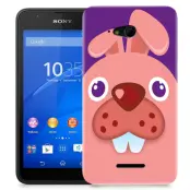 Skal till Sony Xperia E4g - Rosa kanin