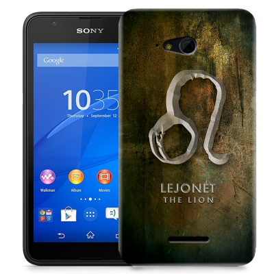 Skal till Sony Xperia E4g - Stjärntecken - Lejonet