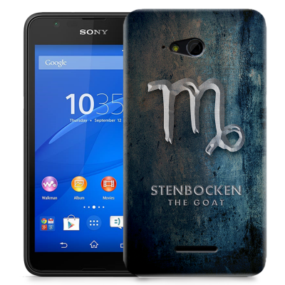 Skal till Sony Xperia E4g - Stjärntecken - Stenbocken
