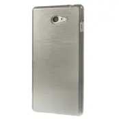 Brushed Flexicase Skal till Sony Xperia M2 - Grå