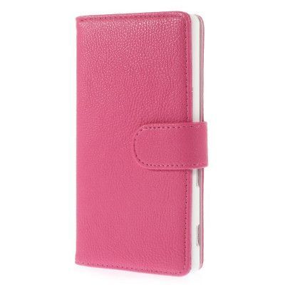 Embossed Plånboksfodral till Sony Xperia M2 - Magenta
