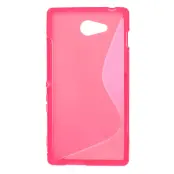 Flexicase Skal till Sony Xperia M2 - Magenta