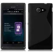 Flexicase Skal till Sony Xperia M2 - Svart