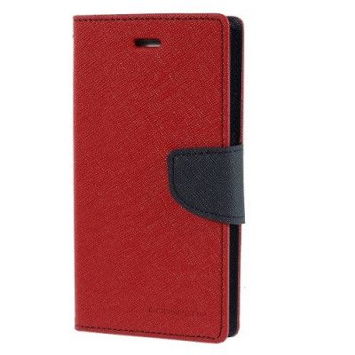 Mercury Fancy Plånboksfodral till Sony Xperia M2 (Röd)