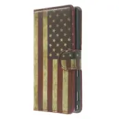 Plånboksfodral till Sony Xperia M2 - America
