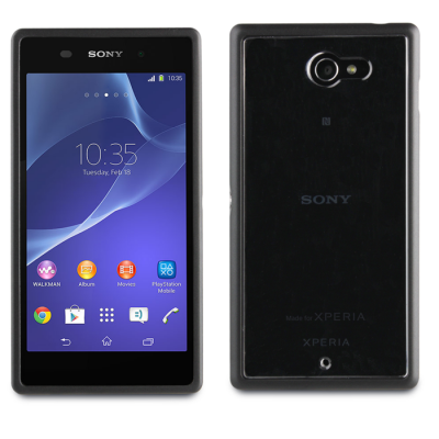 Roxfit - Made for Xperia - Flexicase skal till Sony Xperia M2 - Svart