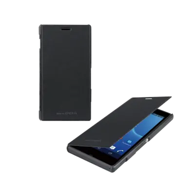 Roxfit - Made for Xperia - SlimLine Book flip case till Sony Xperia M2 (Svart)