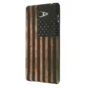 Skal till Sony Xperia M2 - American Flag