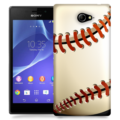Skal till Sony Xperia M2 - Baseboll