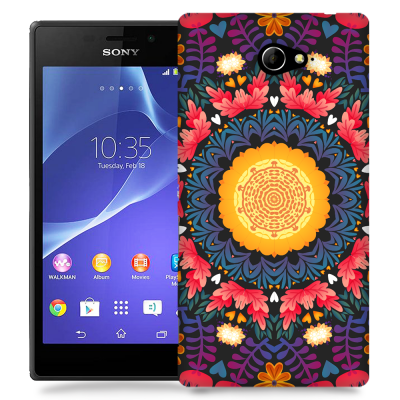 Skal till Sony Xperia M2 - Blommor