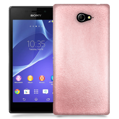 Skal till Sony Xperia M2 - Cement - Ljusrosa