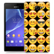 Skal till Sony Xperia M2 - Emoji - Smileys