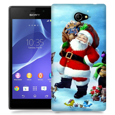 Skal till Sony Xperia M2 - Glad Jultomte