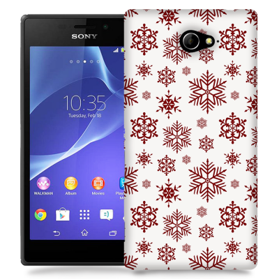Skal till Sony Xperia M2 - Mönster - Flakes