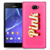 Skal till Sony Xperia M2 - Pink - Rosa