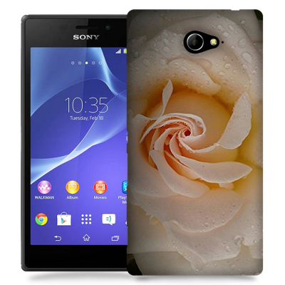 Skal till Sony Xperia M2 - Ros persika