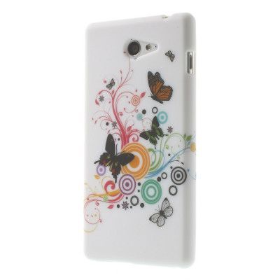 Skal till Sony Xperia M2 - Three Butterflies