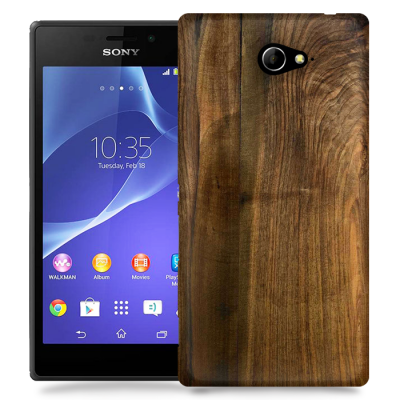 Skal till Sony Xperia M2 - Trä
