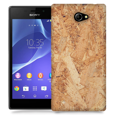 Skal till Sony Xperia M2 - Träflisor