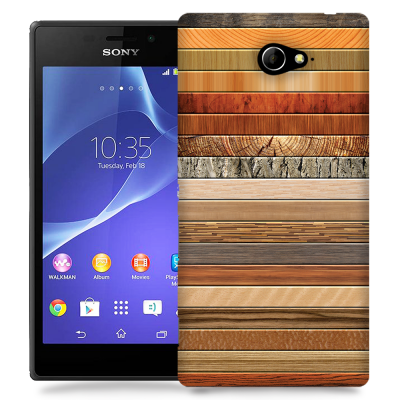 Skal till Sony Xperia M2 - Träslag