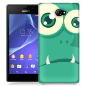 Skal till Sony Xperia M2 - Turkost monster