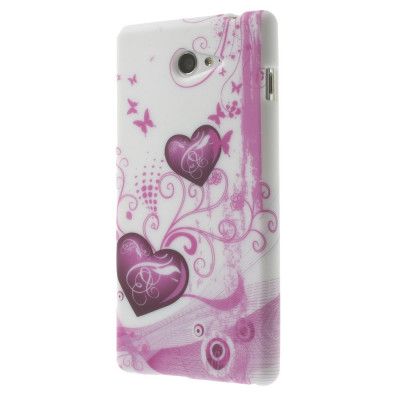 Skal till Sony Xperia M2 - Twin Hearts