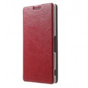 Fashion Case fodral till Sony Xperia M4 Aqua - Röd