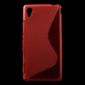 Flexicase Skal till Sony Xperia M4 Aqua - Röd