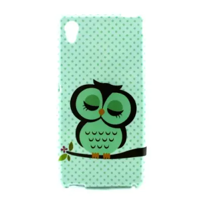 Flexicase Skal till Sony Xperia M4 Aqua - Sovande Uggla