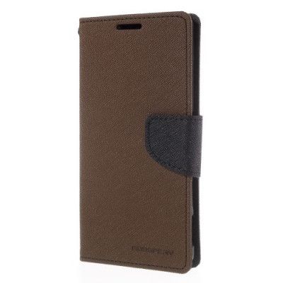 Mercury Plånboksfodral till Sony Xperia M4 Aqua - Brun